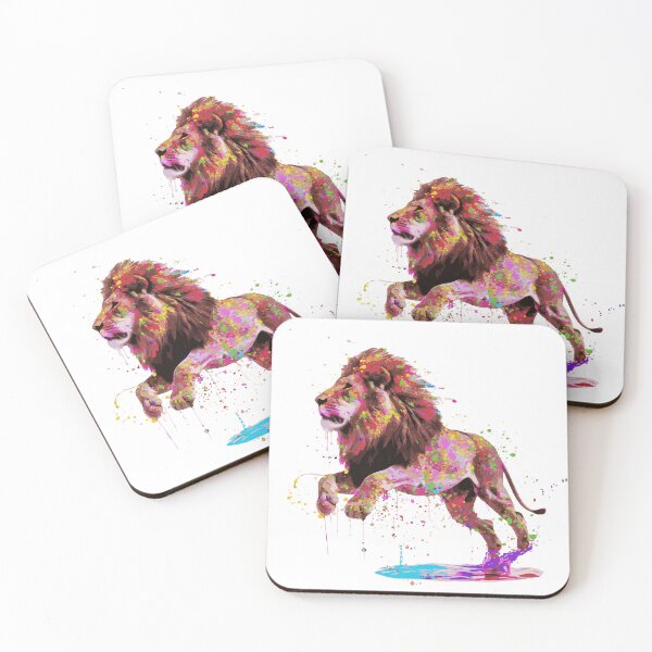 Item preview, Lion Stain Tee designed and sold by LuxeDigiArt.