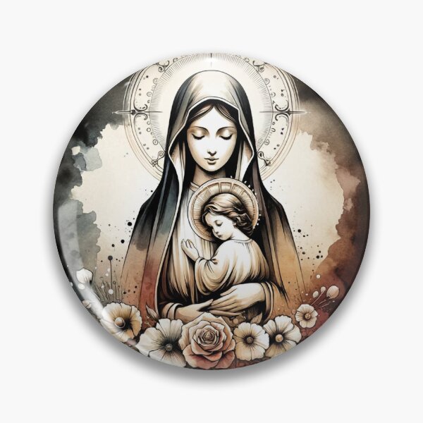 Item preview, Our Lady Of Mount Carmel Saint Mary Powerful Symbol Mother Mary designed and sold by Chmielayka.