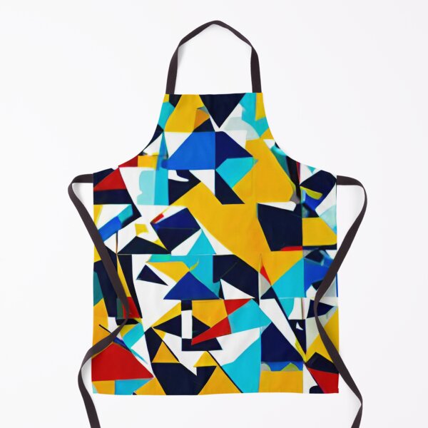 Item preview, Ethereal Fusion: White, Yellow, Black, and Blue Design Pattern designed and sold by GrizzlyCollective.