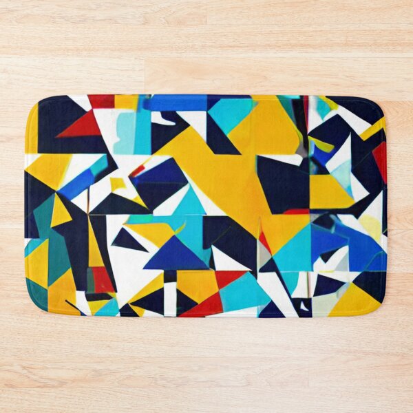 Item preview, Ethereal Fusion: White, Yellow, Black, and Blue Design Pattern designed and sold by GrizzlyCollective.