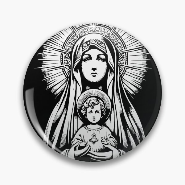 Item preview, Our Lady Of Mount Carmel Saint Mary Powerful Symbol Mother Mary designed and sold by Chmielayka.