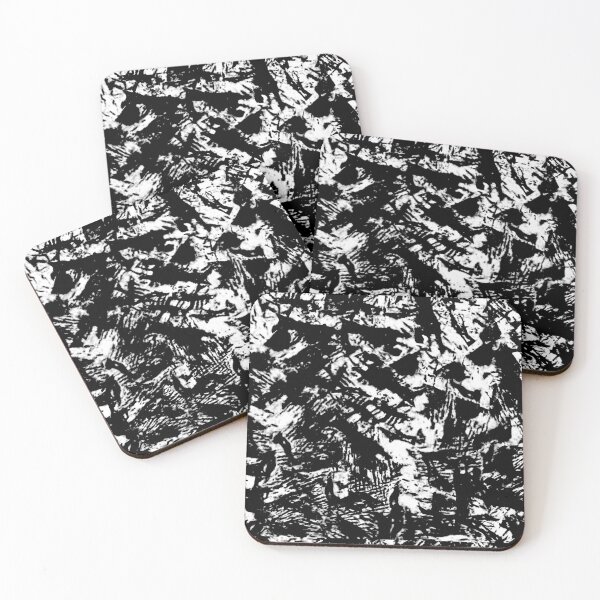 Item preview, abstract texture black and white designed and sold by ZlodziejkaKiwi.