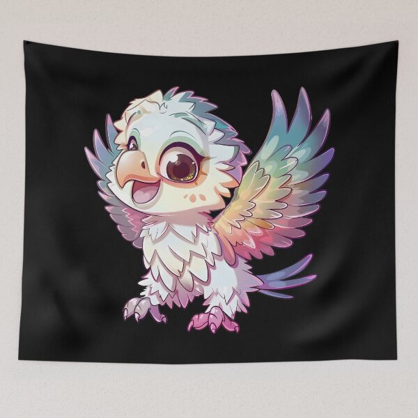 Item preview, Cute Kawaii Harpy Eagle designed and sold by Leonardo Palumbo.
