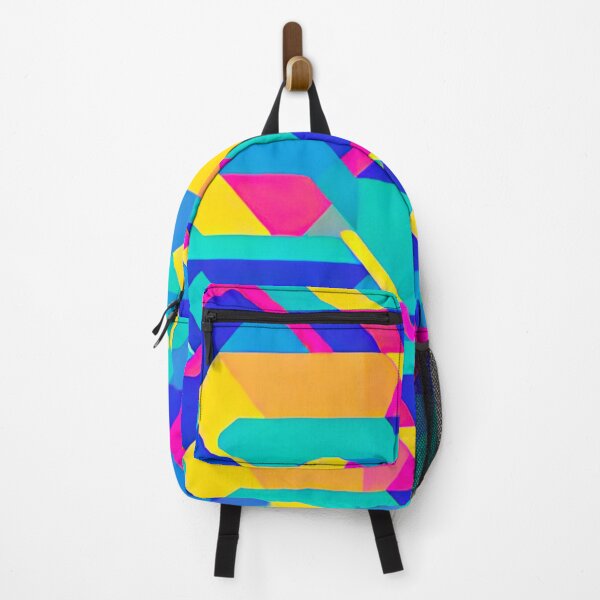 Item preview, Radiant Spectrum: Bright Blue, Pink, and Yellow designed and sold by GrizzlyCollective.