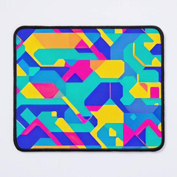 Item preview, Radiant Spectrum: Bright Blue, Pink, and Yellow designed and sold by GrizzlyCollective.