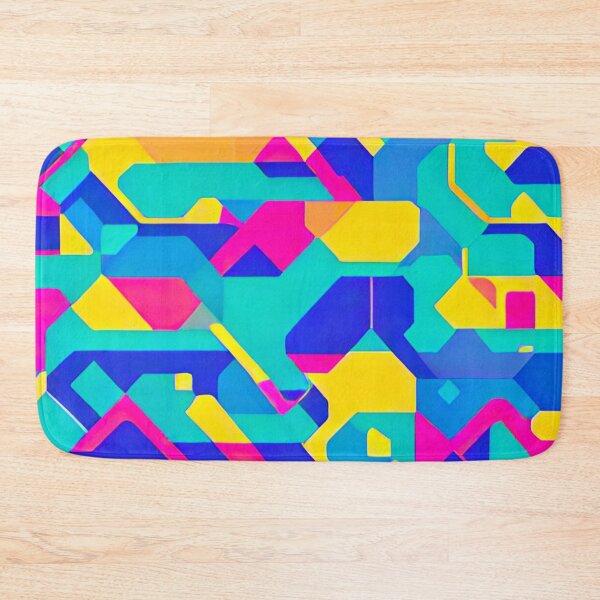 Item preview, Radiant Spectrum: Bright Blue, Pink, and Yellow designed and sold by GrizzlyCollective.