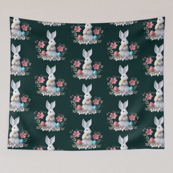 Item preview, Easter Elegance: Paper Rabbit and Flower Ensemble designed and sold by Ace Apparel  Attire.