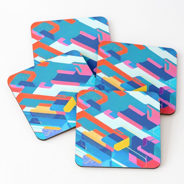 Item preview, Sapphire Rose: Blue, Pink, and Red Pattern Design designed and sold by GrizzlyCollective.