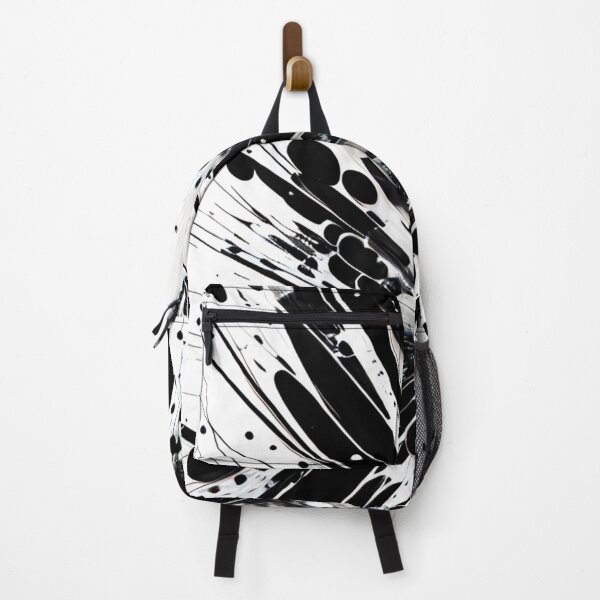 Item preview, Monochrome Chaos: Black and White Splatter Design designed and sold by GrizzlyCollective.