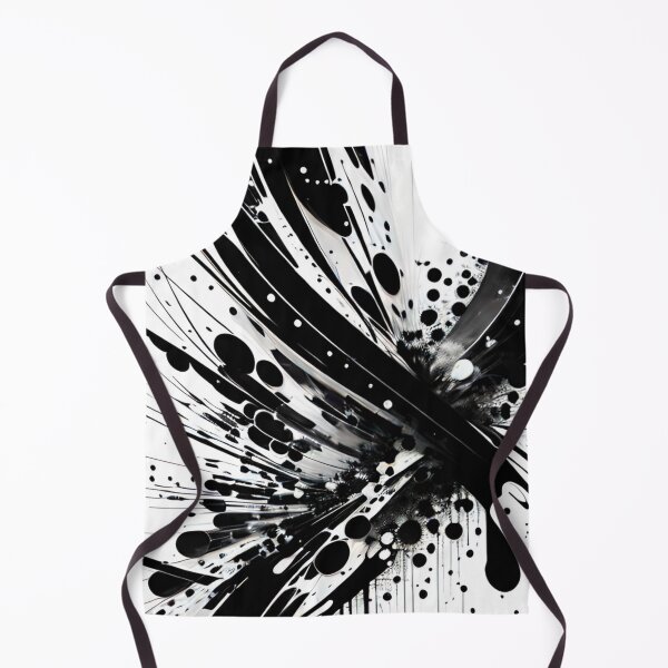 Item preview, Monochrome Chaos: Black and White Splatter Design designed and sold by GrizzlyCollective.