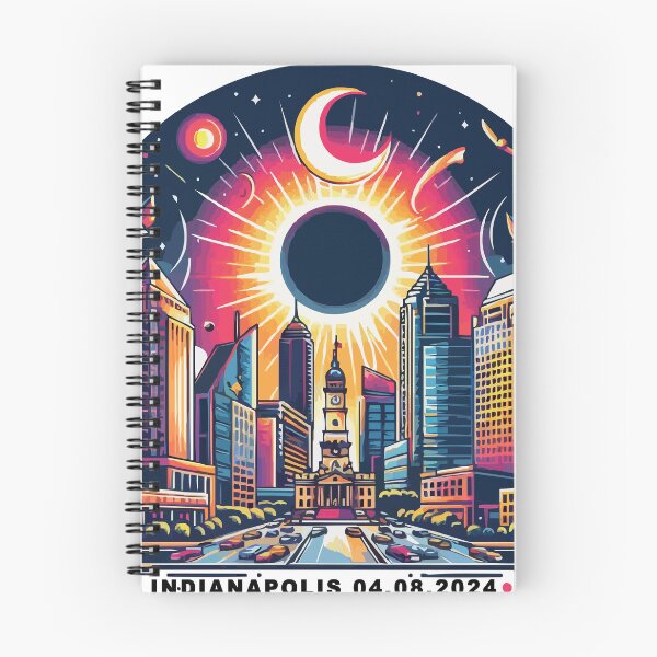 Item preview, indianapolis solar eclipse 2024 designed and sold by TshirtTalkYou.