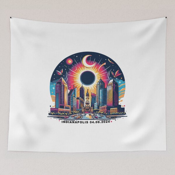 Item preview, indianapolis solar eclipse 2024 designed and sold by TshirtTalkYou.