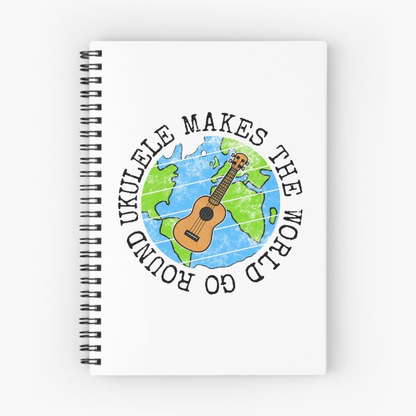 Item preview, Ukulele Makes The World Go Round, Ukulelist Earth Day designed and sold by doodlerob.