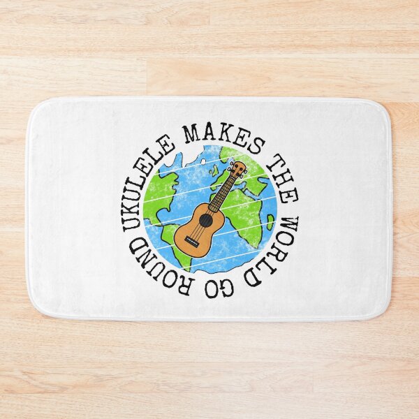 Item preview, Ukulele Makes The World Go Round, Ukulelist Earth Day designed and sold by doodlerob.