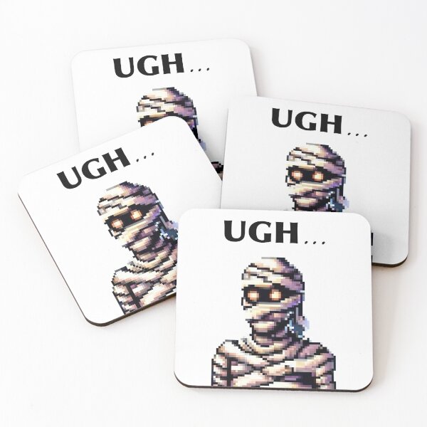 Item preview, Annoyed Mummy Funny Pixel Art Text Design designed and sold by EWNDesigns.