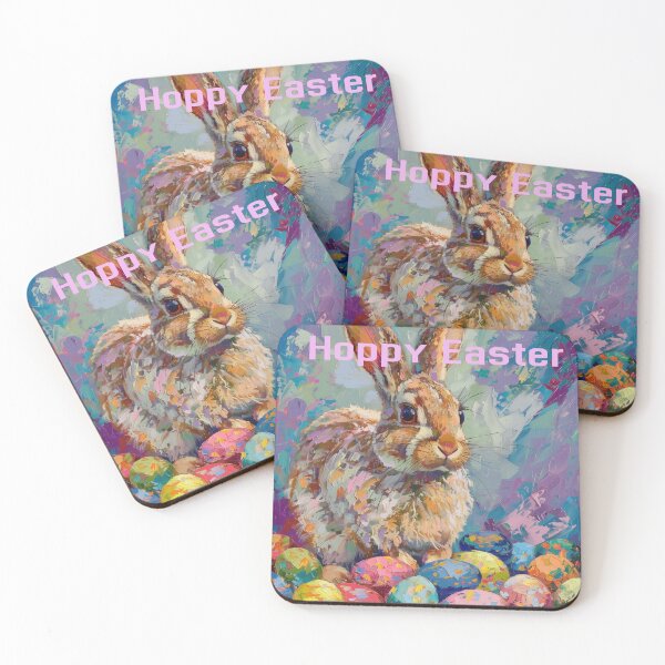Item preview, Impressionist Easter Bunny designed and sold by WebBoutique.