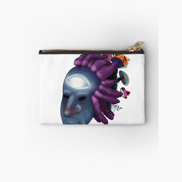Item preview, Trippy mushroom man with glowing third eye designed and sold by Acethedragon.