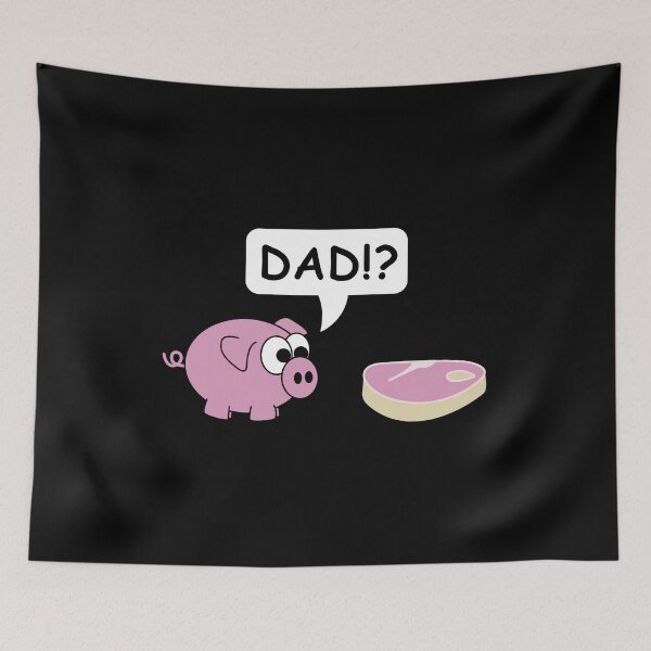 Item preview, Dad | Father, pig, funny sayings, funny pictures designed and sold by WeiderMerch.