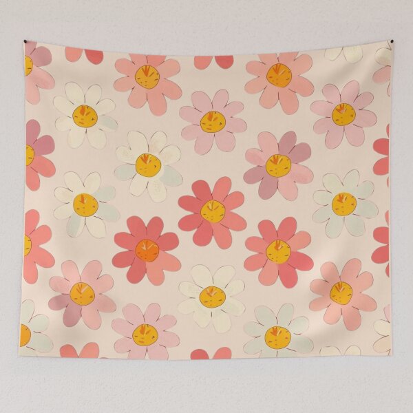 Item preview, Cute retro flowers designed and sold by AnnDart.