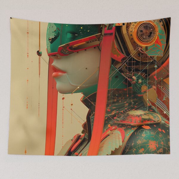 Item preview, Sci-Fi Portrait Looking West designed and sold by DavidLoblaw.