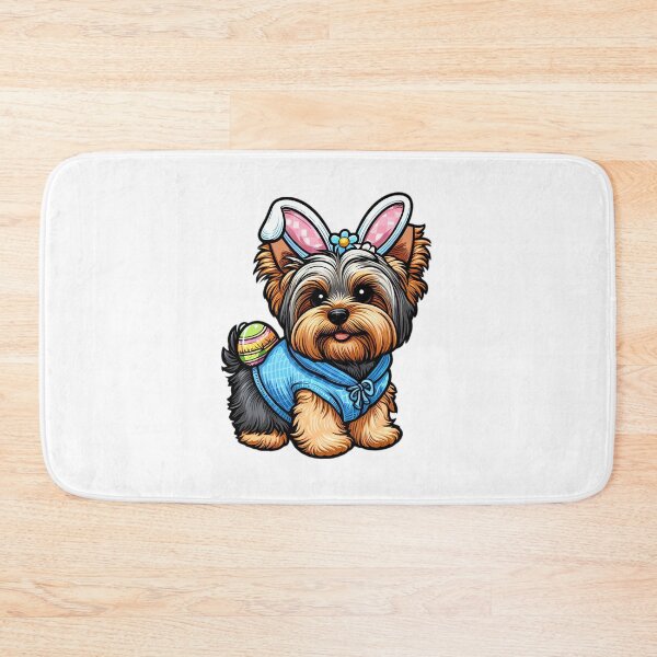 Item preview, Yorkie Easter Joy: Bunny Chic designed and sold by EpicPaws.