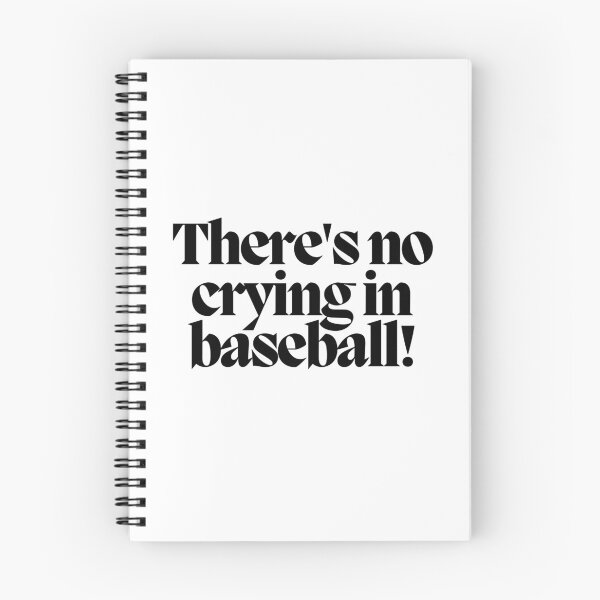 Item preview, There's no crying in baseball! designed and sold by CharmStudio.