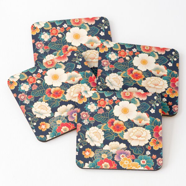 Item preview, Japanese Kimono inspired Pattern designed and sold by CulturalVibes.