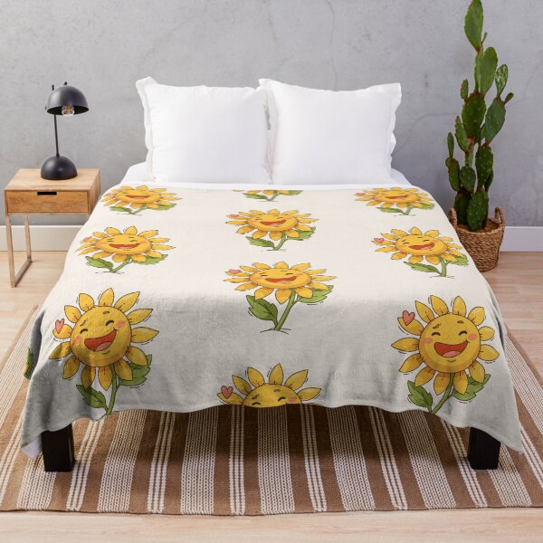 Item preview, Sunflower Radiance: Hand-Drawn Sunflower Cartoon Illustration designed and sold by hjian8219.