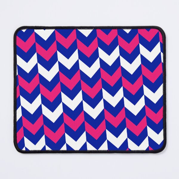 Item preview, Blue White & Pink Herringbone Chevron Diagonal Eternal Impressions designed and sold by Alchemy-A-La-G.