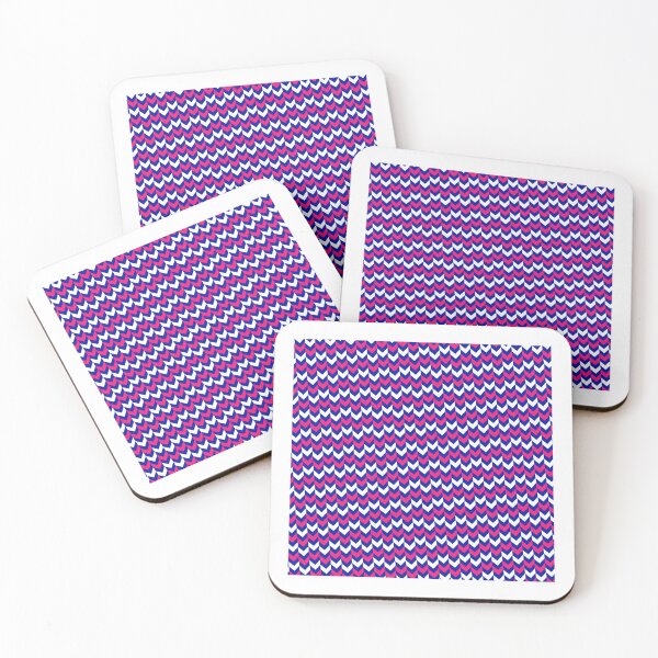 Item preview, Blue White & Pink Herringbone Chevron Diagonal Eternal Impressions designed and sold by Alchemy-A-La-G.