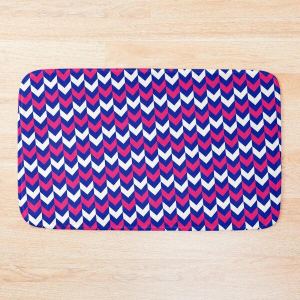 Item preview, Blue White & Pink Herringbone Chevron Diagonal Eternal Impressions designed and sold by Alchemy-A-La-G.