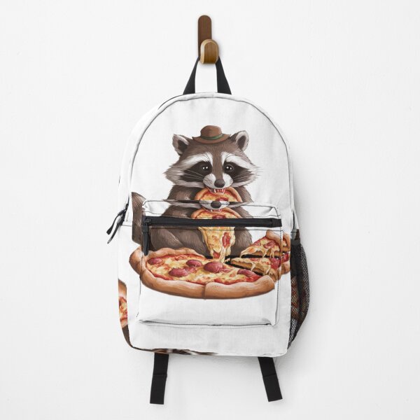 Item preview, Raccoon eating pizza  designed and sold by Micjr.