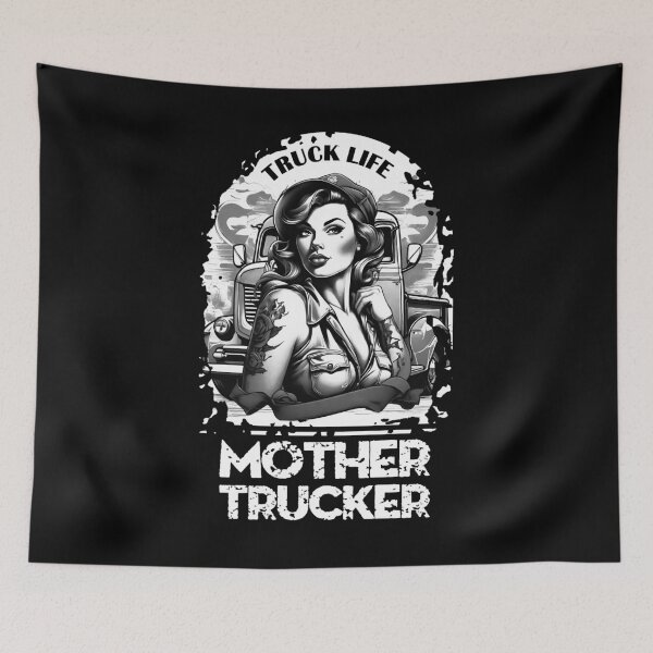 Item preview, Mother Trucker - Graphic Design For Trucking Moms  designed and sold by TMBTM.