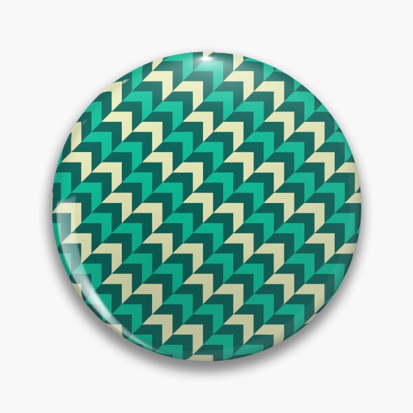 Item preview, Dual Green Herringbone Chevron Yellow Diagonal Eternal Impressions designed and sold by Alchemy-A-La-G.