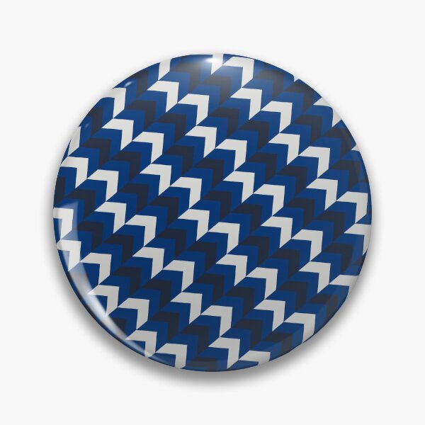 Item preview, Dual Blue Herringbone Chevron White Diagonal Eternal Impressions designed and sold by Alchemy-A-La-G.