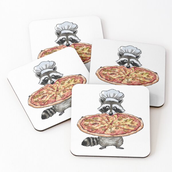 Item preview, Raccoon pizza  designed and sold by Micjr.