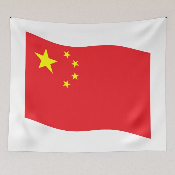 Item preview, China Flag Waving Patriotic Chinese Flags designed and sold by Maljonic.