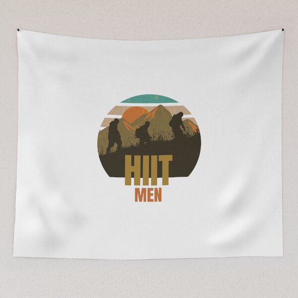 Item preview, HIIT MEN MOUNTAINS designed and sold by LovePeaceShop.