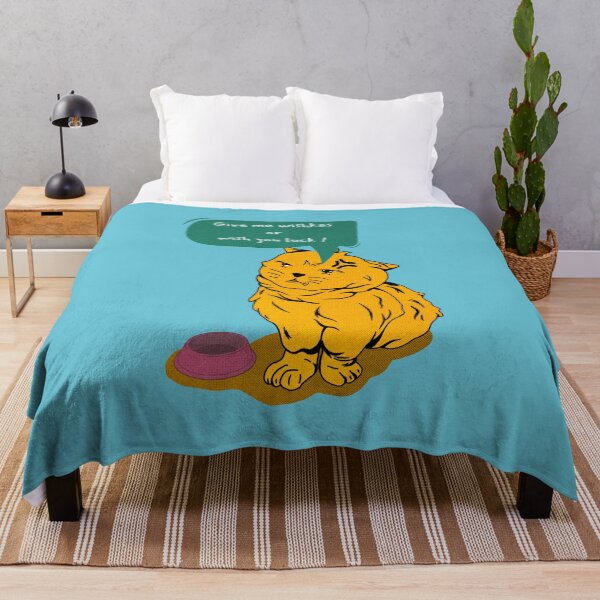 Item preview, Angy Orange Cat Asking for Food designed and sold by DJava-ArtO.