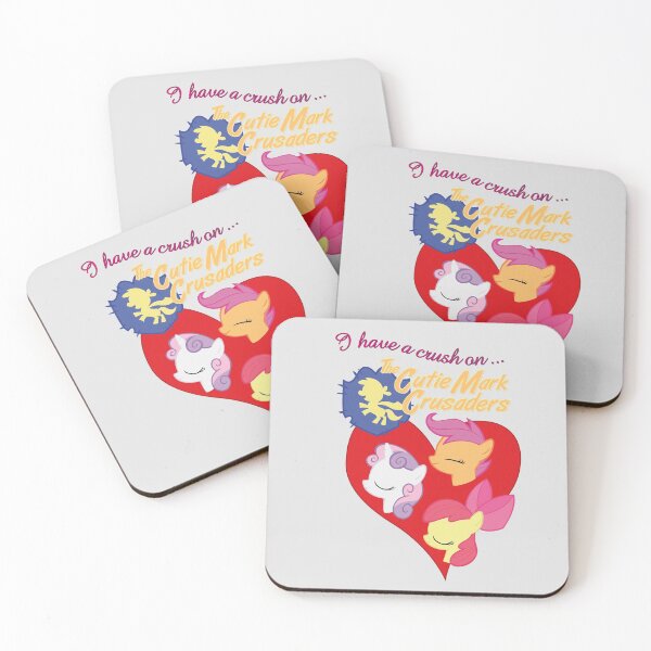 Item preview, I have a crush on... the Cutie Mark Crusaders - with text designed and sold by Stinkehund.