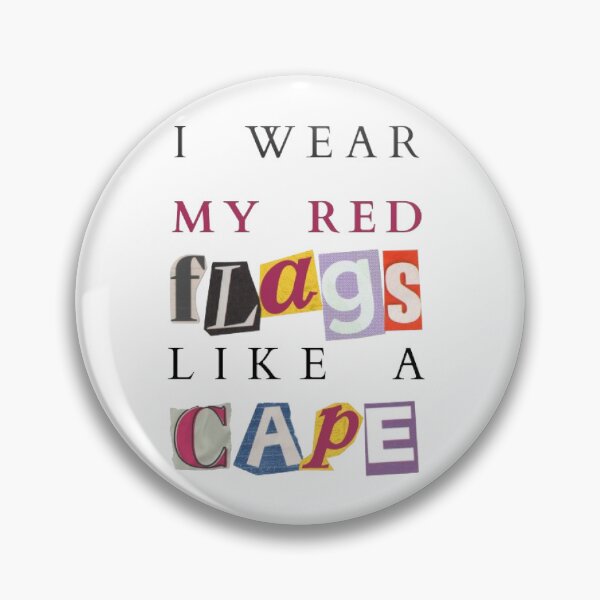 Item preview, red flags like a cape - waterparks designed and sold by Carolina456lf.