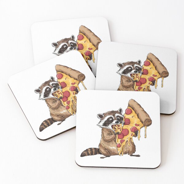Item preview, Raccoon pizza  designed and sold by Micjr.