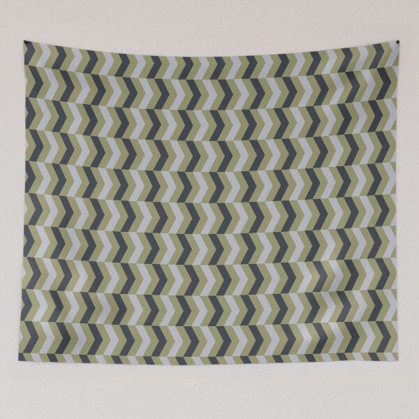 Item preview, Beige Tricolor Horizontal Herringbone Arrow Chevron Eternal Impressions designed and sold by Alchemy-A-La-G.
