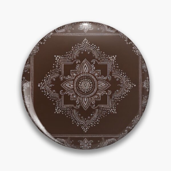 Item preview, RogerPattern - "Refined Elegance: Brown and White Bandana" designed and sold by RogerPattern.