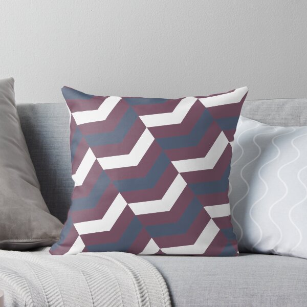 Item preview, Purple Blue Herringbone Arrow Diagonal Chevron Eternal Impressions designed and sold by Alchemy-A-La-G.