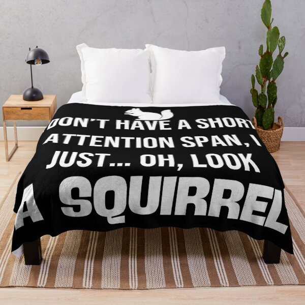 Item preview, Funny ADHD Awareness - Short Attention Span Squirrel Humor designed and sold by Unitepeople.
