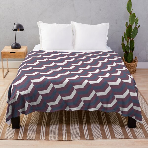 Item preview, Purple Blue Herringbone Arrow Diagonal Chevron Eternal Impressions designed and sold by Alchemy-A-La-G.