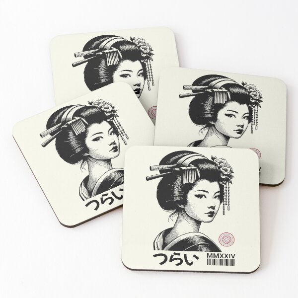 Artikelvorschau, Anmutige Geisha | Elegante Geishas entworfen und verkauft von Mariana Piana.
