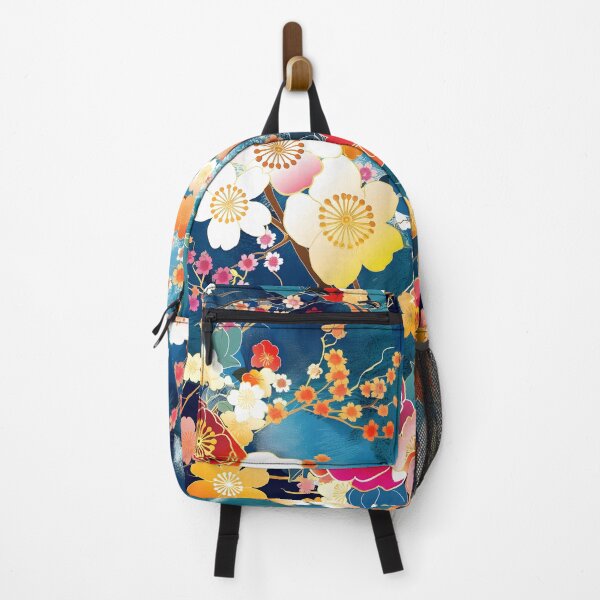 Item preview, Japanese flowers inspired pattern designed and sold by CulturalVibes.