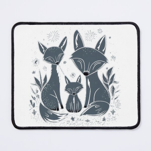 Item preview, Cute fox family designed and sold by Tajdi.